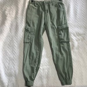 Forever 21 Green kids cargo pants